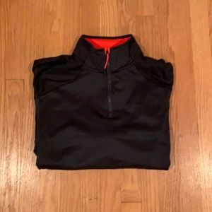 Black Under Armour Sweatshirt. Quarter Zip